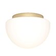 Plafoniera moderna Glassy aurie abajur alb Ø31cm, Maytoni