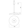 Lustra Lars negru satinat il. direct/indirect LED 14W/1642lm/3000K, 01-3021 Redo