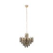 Lustra clasica Flare aurie abajur colorat Ø48cm, Maytoni
