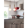 Lustra moderna alama abajur sticla opal E14/28W, Haiku 01-3130 Smarter
