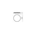 Plafoniera moderna crom LED baie IP44,  Amon 01-2181 Smarter