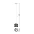 Lustra moderna neagra, Vanilla 01-1171 Smarter