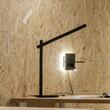 Veioza tehnica neagra LED 7W/1150lm 3000K/4000K/6000K, Pivot TL 289151 Ideal Lux