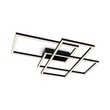 Plafoniera LED moderna Line neagra abajur alb L68cm 80W, Maytoni