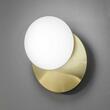 Aplica moderna alama abajur sticla 1xGX53/15W, Ninfea AP1 293646 Ideal Lux
