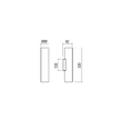 Aplica moderna Corinth aurie il. direct/indirect 2xGU10/7W, 01-3417 Redo