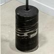 Lampadar negru stil industrial baza marmura 1xE27/60W, Eva PT1 295213 Ideal Lux