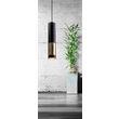 Lustra moderna, neagra-aurie, 1xGU10/50W, Kavos 8362, Amplex