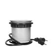 Priză Schuko încastrabilă cu cablu 1.5m pentru birou, OR-AE-1341(GS) Orno