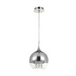 Lustra moderna Fermi nichel abajur transparent Ø20cm, Maytoni