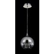 Lustra moderna Fermi nichel abajur transparent Ø20cm, Maytoni