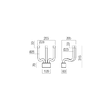 Aplica moderna Luxor neagra dimmabila TRIAC LED 12W/1518lm/3000K, 01-3307 Redo