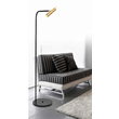 Lampadar modern negru-auriu, 1xGU10/25W, Amos 8908, Amplex