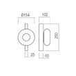 Aplică LED modernă neagră 9W/2700/3000K Ethos 01-4562 Redo