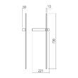 Aplică LED modernă auriu-mat 6W 2700/2850/3000K Tangent 01-4672 Redo