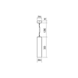 Lustra moderna Corinth alba structura metalica GU10/7W, 01-3452 Redo