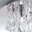 Plafoniera cristal moderna Celeste 6xG9/40W, DLU 2516/45 CHROM Orion