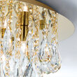 Plafoniera cristal moderna Celeste 6xG9/40W, DLU 2516/45 GOLD Orion