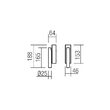 Aplică moderna alba LED 7W/675lm/3000K, Kanji 01-1218 Redo