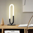 Veioza LED moderna neagra 9W/770lm/3000K, Latium 01-3186 Smarter
