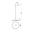 Lustra moderna Kai verde masliniu LED 16W/1900lm/3000K, 01-3036 Redo