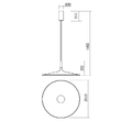 Lustra moderna Kai alb LED 25W/3100lm/3000K, 01-3039 Redo