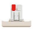 Intrerupator revenire 10A 2m simbol sonerie indicator luminos bej NOUA UNICA Schneider Electric, NU320644CN