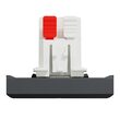Intrerupator revenire 10A 2m simbol lumina indicator luminos antracit NOUA UNICA Schneider Electric, NU320654LN