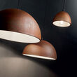 Lustra moderna corten semisferica 1xE27/60W, FOLK SP1 D40 174211 Ideal Lux