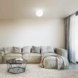Plafoniera moderna alba abajur sticla gravata E27/42W, D30, Cotton PL1 297743 Ideal Lux
