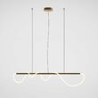 Lustra LED moderna Tau aurie abajur alb L18cm 30W, Maytoni