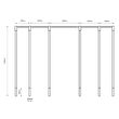 Lustra moderna neagra, minimalista, 6xG9/3W, H110, Alha N 9005, Dohar