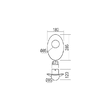 Aplica moderna Cody neagra abajur sticla opal LED 11W/890lm/3000K, 01-3288 Redo