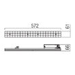 Spot LED incastrat orientabil IP54 6,8W/4000K/705lm XTrade TD01NW SBK Arelux