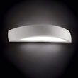 Aplica moderna alba dispersor sticla 2xE14/40W, SODA AP2 105727 Ideal Lux