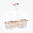 Candelabru cristal transparent clasic Toils auriu L93cm, Maytoni