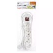 Prelungitor cu 5 prize si intrerupator, 3ml, tip Schuko (CP), Emos P1523R