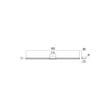 Aplica moderna neagra baie IP44 LED 18W/2400lm 3000K/4000K, Aston 01-3273 Redo