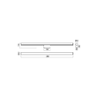 Aplica moderna neagra baie IP44 LED 24W/3000lm 3000K/4000K, Kali 01-3285 Redo