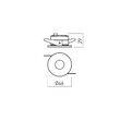 Spot LED incastrat alb mat XTWIST 1x3W 4000K IP40 40° MWH Arelux TW01NW40 MWH
