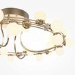 Plafoniera LED moderna Tessara aurie abajur alb Ø60cm 55W, Maytoni
