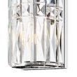 Aplica cristal transparent clasica Facet cromata pe mai multe niveluri L13cm, Maytoni