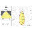 Aplica IP54 XLOBBY DOWN LIGHT E27/PAR20 1x15W max. 90° DG Arelux LB03 DG