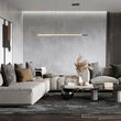 Lustra LED moderna Halo neagra L6cm 48W, Maytoni