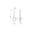 Aplica moderna Diaz aurie LED 20W/2150lm/3000K, 01-2697 Redo