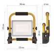 Proiector LED interior/exterior IP44 mobil maner+stativ 51W/4600lm/4000K Ilio ZS3342 Emos