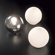 Veioza moderna abajur sferic alb 1xE27/42W, Mapa Bianco TL1 D20 009155 Ideal Lux
