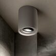Plafoniera ciment stil industrial 1xGU10/35W, Oak PL1 Round 150437 Ideal Lux