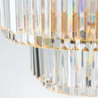 Candelabru cristal modern auriu Prism LED 80W/6400lm/3000K, LU 2415/55 GOLD Orion