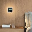 Aplica moderna neagra LED 10W/1150lm/3000K, Piano AP 287300 Ideal Lux